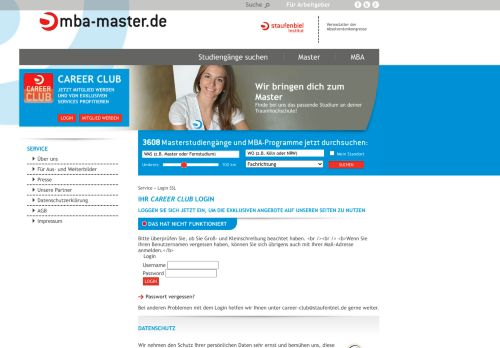 
                            8. Login - MBA-Master.de