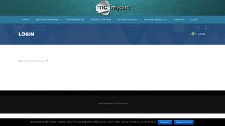 
                            2. Login – mc mycard