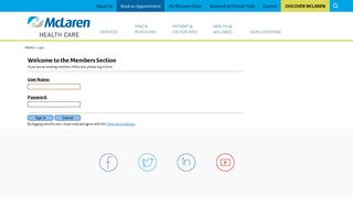 
                            5. Login | McLaren Health Care