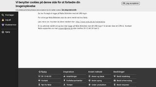 
                            11. Login med UNI-login lykkedes ikke | Nota bibliotek