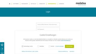 
                            2. Login | medatixx Arztsoftware