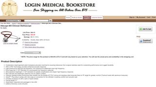 
                            8. Login Medical Bookstores: Adscope 603 Clinician Stethoscope ...