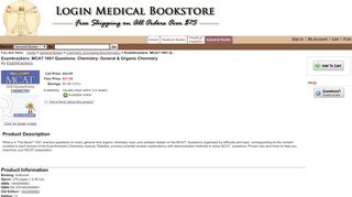 
                            9. Login Medical Bookstores: Examkrackers: MCAT 1001 Questions ...