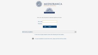 
                            5. Login - MedioBanca | Private Banking