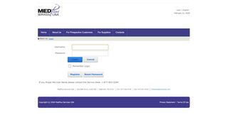 
                            8. Login - MedPlus Services USA > Home