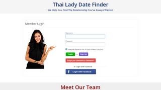 
                            1. Login - Meet The Best Thai Ladies At 'Thai Lady Date Finder™' Today