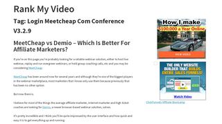 
                            3. Login Meetcheap Com Conference V3.2.9 | Rank My Video