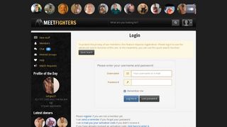 
                            5. Login - MeetFighters.com
