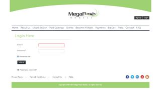 
                            10. Login - MegaFlash Models