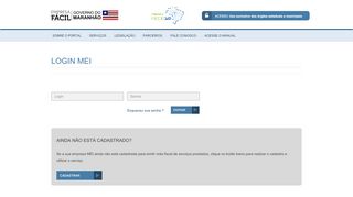 
                            3. Login MEI - Empresa Fácil Maranhão