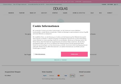 
                            6. Login - Mein Douglas - Douglas.ch