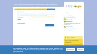 
                            1. Login - Mein HitEnergie | HitEnergie