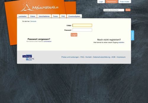 
                            9. Login - MeinMatheAbi.de