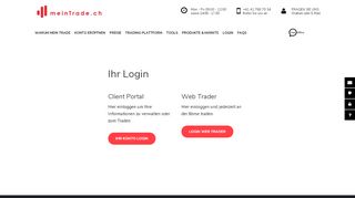 
                            10. Login - meinTrade.ch