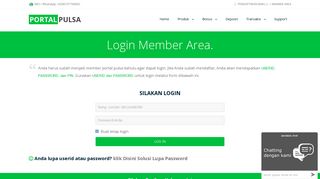 
                            1. Login Member Area Pulsa Murah - Agen Pulsa