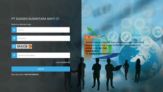 
                            1. Login Member | PT SUKSES NUSANTARA SAKTI 21