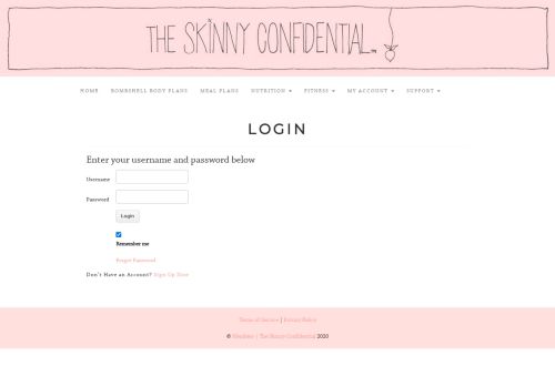 
                            13. Login | Members | The Skinny Confidential