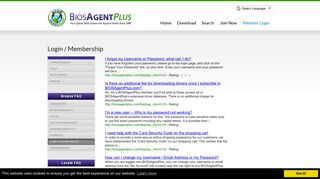 
                            3. Login / Membership - BIOSAgentPlus