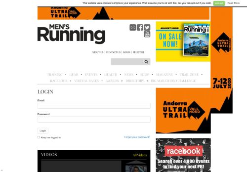 
                            4. Login - Men's Running