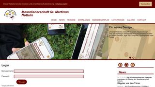 
                            11. Login - Messdienerschaft St. Martinus Nottuln
