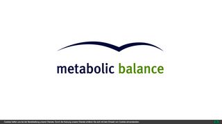 
                            1. LOGIN - Metabolic Balance