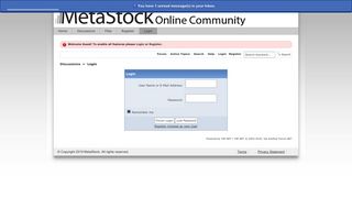 
                            4. Login - MetaStock.com Forum