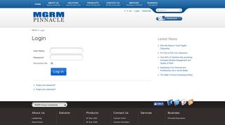 
                            2. Login - MGRM Pinnacle