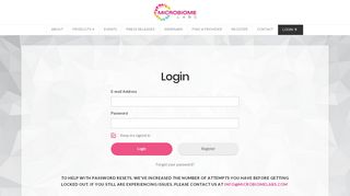 
                            4. Login | Microbiome Labs