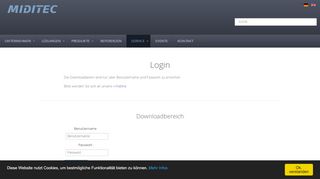 
                            1. Login - Miditec