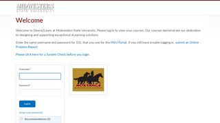 
                            3. Login - Midwestern State University