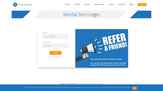 
                            7. Login - MindaClient CRM Software