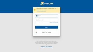 
                            10. Login - MiniCRM