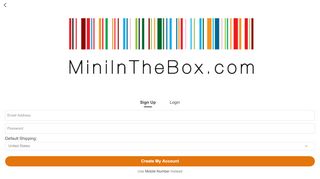 
                            1. Login - MiniInTheBox