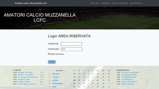 
                            9. Login Minisito Amatori calcio Muzzanella Lcfc - Friuligol