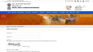 
                            12. Login | Ministry of Micro, Small & Medium Enterprises