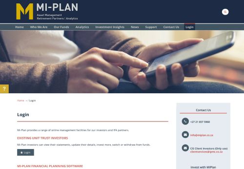 
                            9. Login - MiPlan