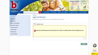 
                            5. Login mit Amazon - besamex