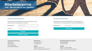 
                            1. Login - Mitarbeiterportal - MSE Personal Service AG