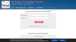 
                            10. Login Mitglieder - Konzept Immobilien GmbH