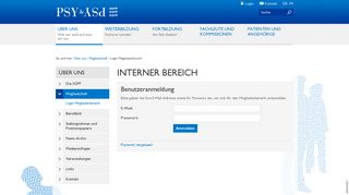 
                            4. Login Mitgliederbereich – SGPP - psychiatrie.ch