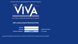 
                            1. Login Mitgliederverwaltung