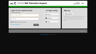 
                            12. Login - MiX Telematics Support - Freshdesk