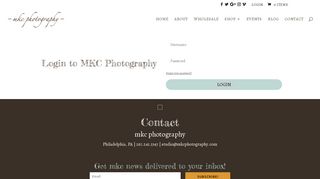 
                            7. Login - mkc photography