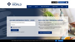 
                            2. Login - MKN Chefs' World - in der MKN Chefs' World.