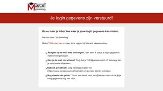 
                            3. Login MM 1 - Manslut Meesterschap