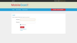 
                            3. Login - Mobile Dosti