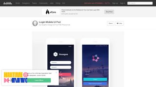 
                            8. Login Mobile Ui Psd by Graphic Design & Free PSD Resources ...