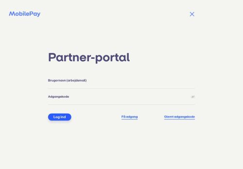 
                            5. Login - MobilePay.dk