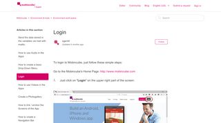 
                            13. Login – Mobincube