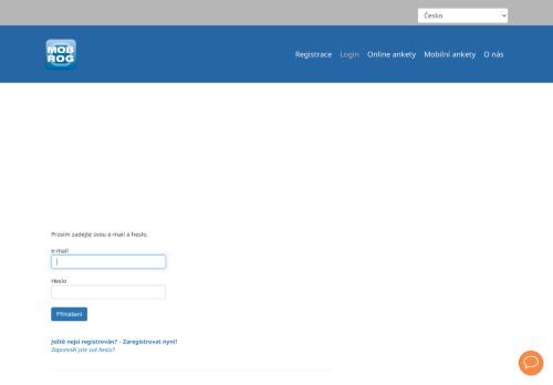 
                            4. Login MOBROG ® | Placené ankety